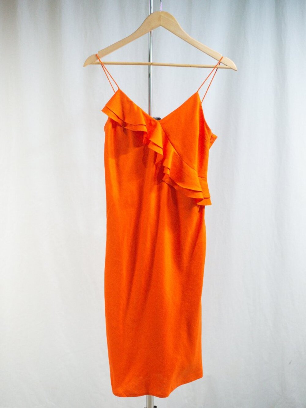 Vintage  100% Linen Ralph Ralph Lauren Orange Dress